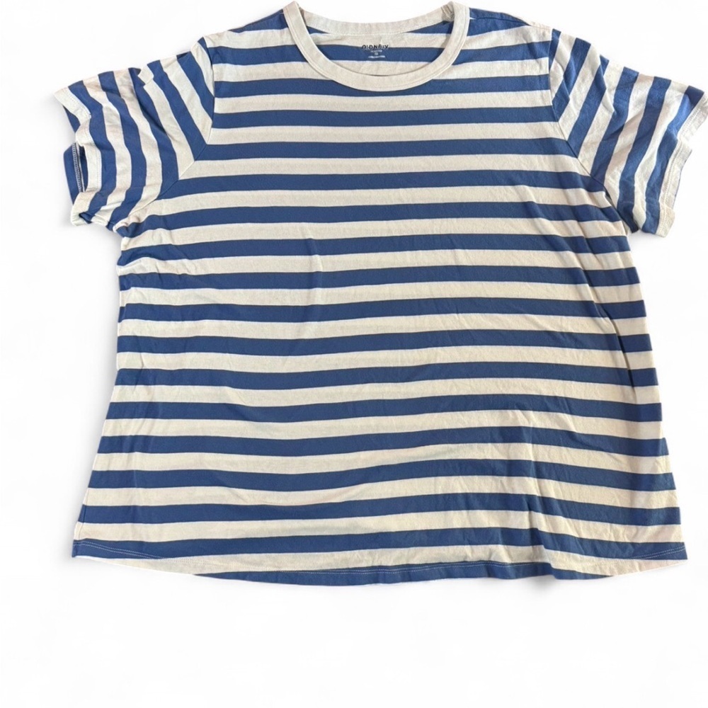 Striped Blue and White T-shirt